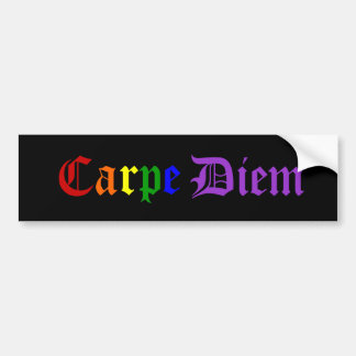 Carpe Diem - Pride Bumpersticker