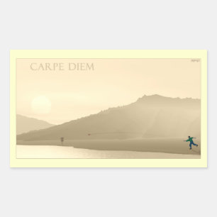Carpe Diem Rechthoekige Sticker