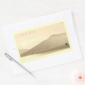 Carpe Diem Rechthoekige Sticker (Envelop)
