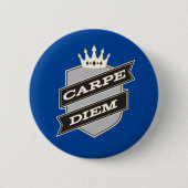 Carpe Diem Ronde Button 5,7 Cm (Voorkant)