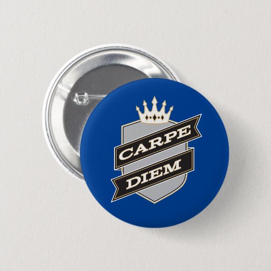 Carpe Diem Ronde Button 5,7 Cm (Voorkant /achterkant)