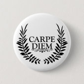 Carpe diem ronde button 5,7 cm (Voorkant)