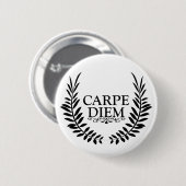Carpe diem ronde button 5,7 cm (Voorkant /achterkant)
