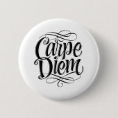 Carpe Diem Ronde Button 5,7 Cm (Voorkant)