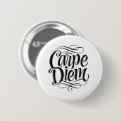 Carpe Diem Ronde Button 5,7 Cm (Voorkant /achterkant)