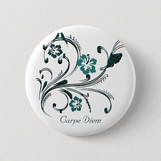 Carpe Diem Ronde Button 5,7 Cm (Voorkant)