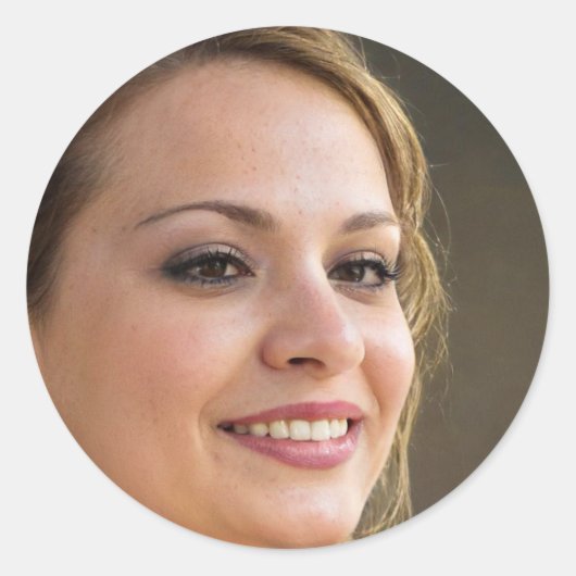 Carpe Diem Ronde Sticker (Voorkant)