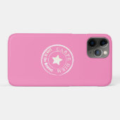 CARPE DIEM Roze Cool Text Hoesje-Mate iPhone Case (Achterkant (horizontaal))