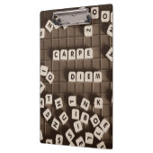 Carpe Diem Scramble Letter Tegels Klembord (Links)