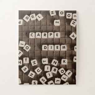 Carpe Diem Scramble Letter Tegels Legpuzzel