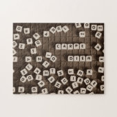 Carpe Diem Scramble Letter Tegels Legpuzzel (Horizontaal)