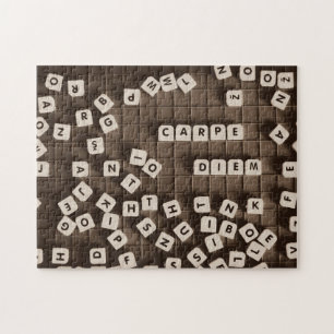 Carpe Diem Scramble Letter Tegels Legpuzzel