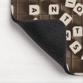 Carpe Diem Scramble Letter Tegels Muismat (Hoek)