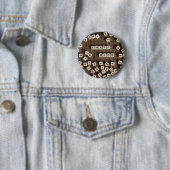 Carpe Diem Scramble Letter Tegels Ronde Button 5,7 Cm (In situ)