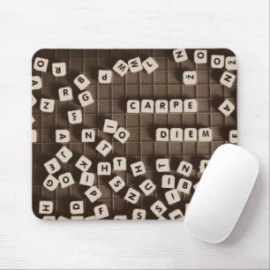 Carpe Diem Scramble Letter Tiles Muismat