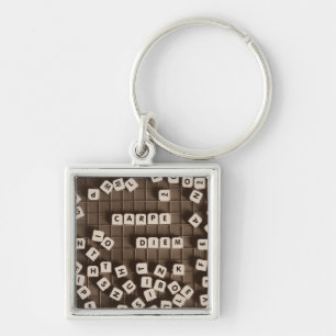 Carpe Diem Scramble Letter Tiles Sleutelhanger