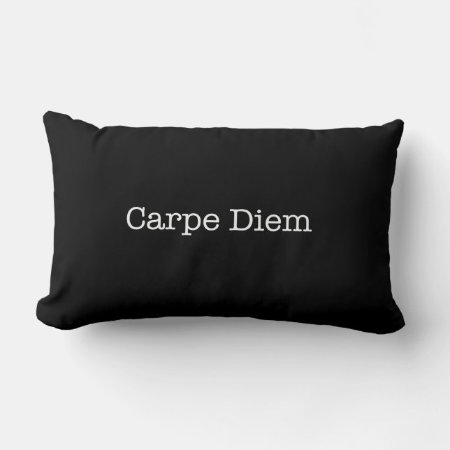 Carpe Diem Seize de Dag Citaat - Citaten Kussen (Voorkant)