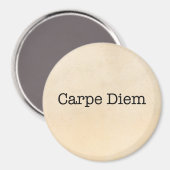 Carpe Diem Seize de Dag Citaat - Citaten Magneet (Voorkant / Achterkant)