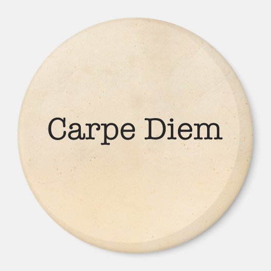 Carpe Diem Seize de Dag Citaat - Citaten Magneet (Voorkant)
