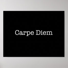Carpe Diem Seize de Dag Citaat - Citaten Poster