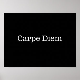 Carpe Diem Seize de Dag Citaat - Citaten Poster