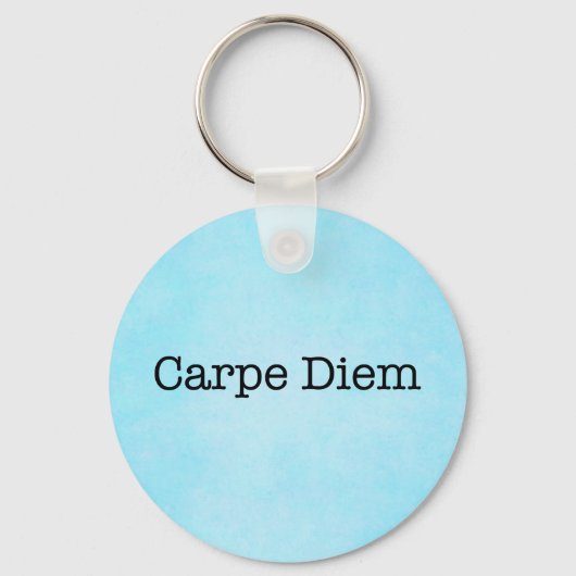 Carpe Diem Seize de Dag Citaat - Citaten Sleutelhanger (Voorkant)