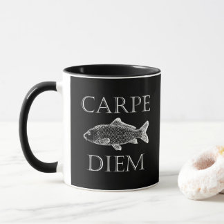 Carpe Diem Seize the Day Carp fish Procrastiner Mok