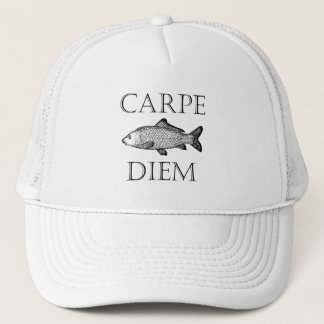 Carpe Diem Seize the Day Carp fish Procrastiner Trucker Pet