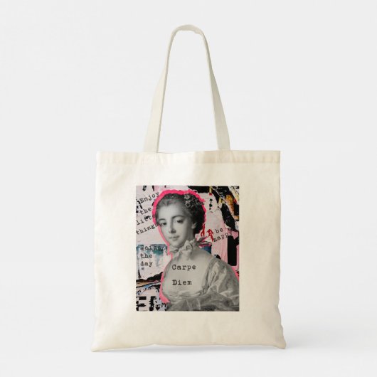 Carpe Diem, Seize the day, enjoy the little things Tote Bag (Achterkant)