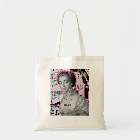 Carpe Diem, Seize the day, enjoy the little things Tote Bag (Voorkant)
