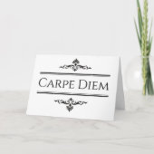 Carpe Diem Seize the Day Kaart (Voorkant)