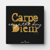 Carpe Diem "seize the day" Plaque Fotoplaat (Voorkant)