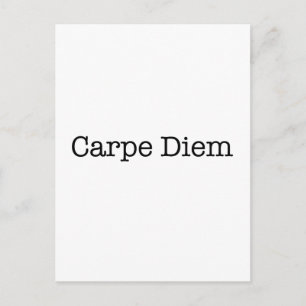 Carpe Diem Seize the Day Quote - Quotes Briefkaart