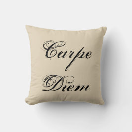 Carpe Diem Seize the Day  Sierkussen