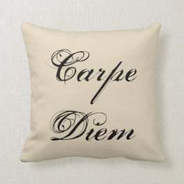 Carpe Diem Seize the Day Sierkussen