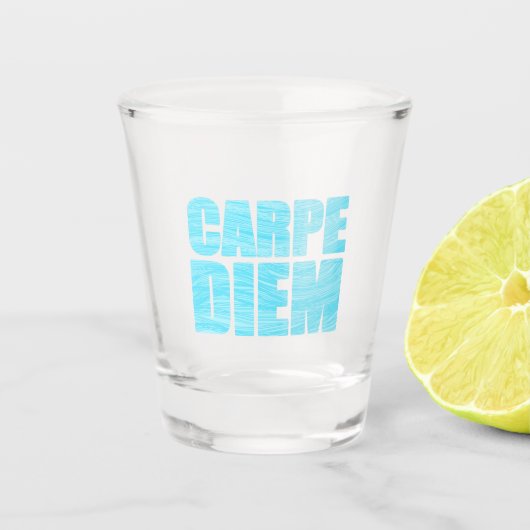 Carpe Diem Shot Glass Glas (Voorkant)