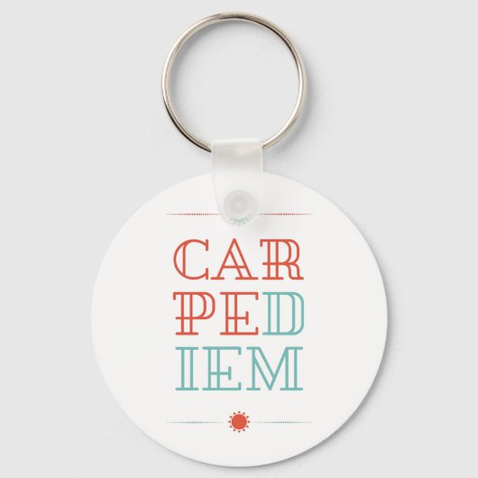 Carpe Diem Sleutelhanger (Voorkant)