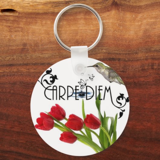 carpe diem sleutelhanger (Voorkant)