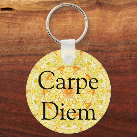 Carpe Diem Sleutelhanger (Voorkant)