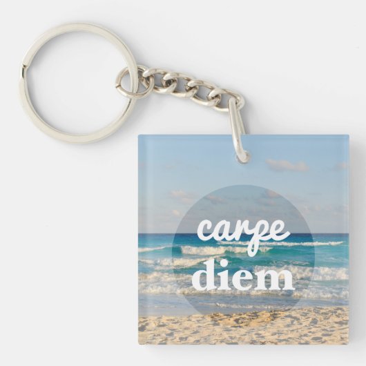 Carpe Diem Sleutelhanger (Voorkant)