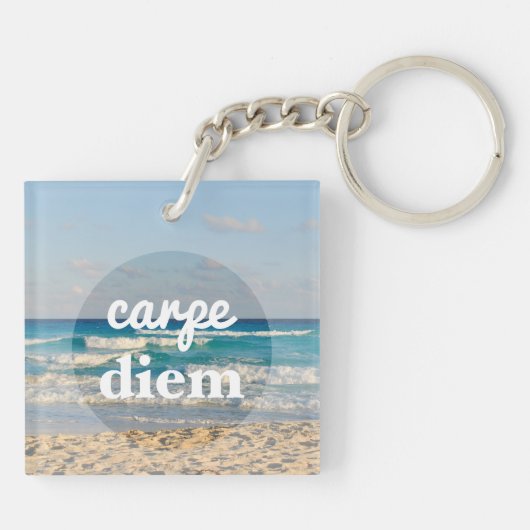 Carpe Diem Sleutelhanger (Achterkant)