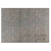 Carpe Diem stenen glazen snijplank (Voorkant)
