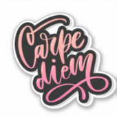 Carpe Diem Sticker (Voorkant)