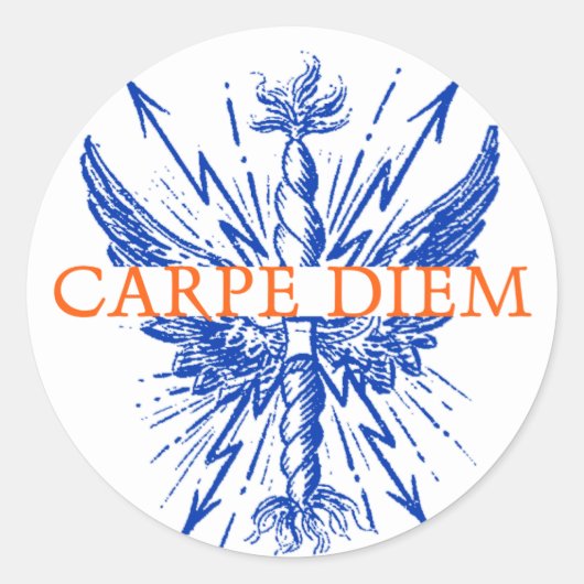 Carpe Diem Sticker (Voorkant)