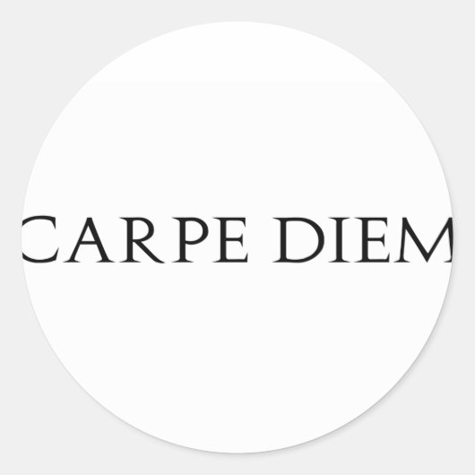 Carpe Diem Stickers (Voorkant)