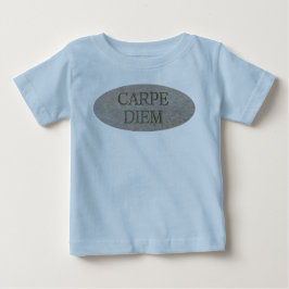Carpe Diem Stone baby blue T shirt