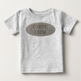 Carpe Diem Stone baby grijs T-shirt
