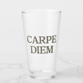 Carpe Diem Stone glazen tumbler (Voorkant)