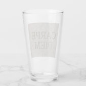 Carpe Diem Stone glazen tumbler (Achterkant)
