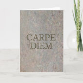 Carpe Diem Stone kaart (Voorkant)